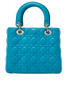 Lady Dior Medium, &pound;1,700, Handbags, Blue, Leather, Back view
